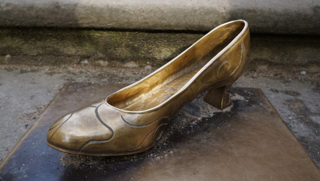Cinderella's golden slipper from the Brothers Grimm