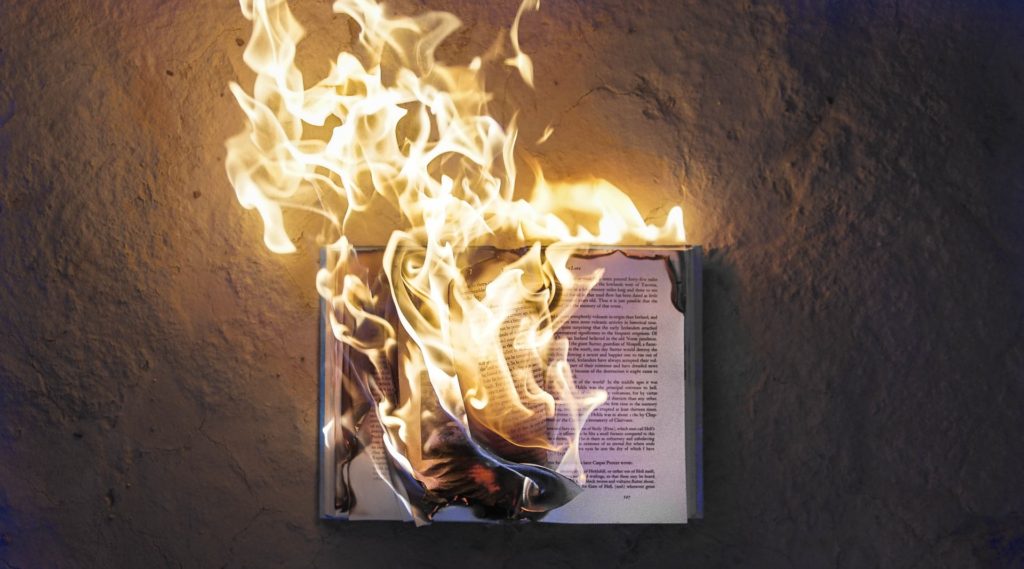 Do not resort to book burning