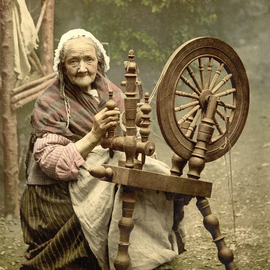A Lady with a Spindle