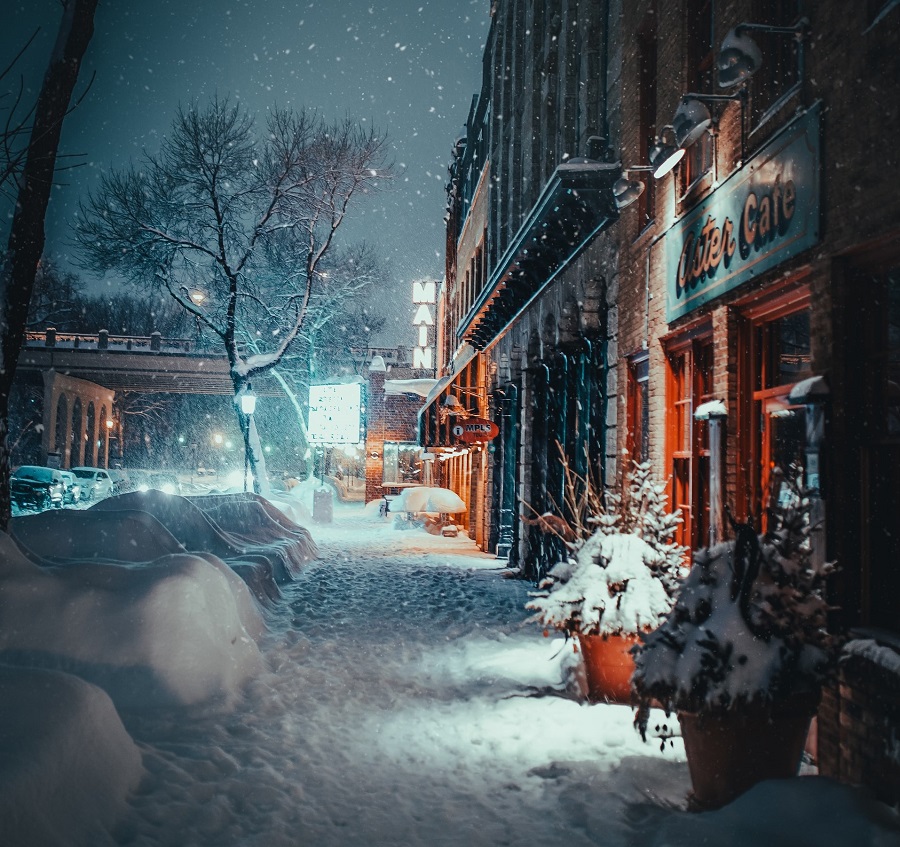 A Charming Winter Village