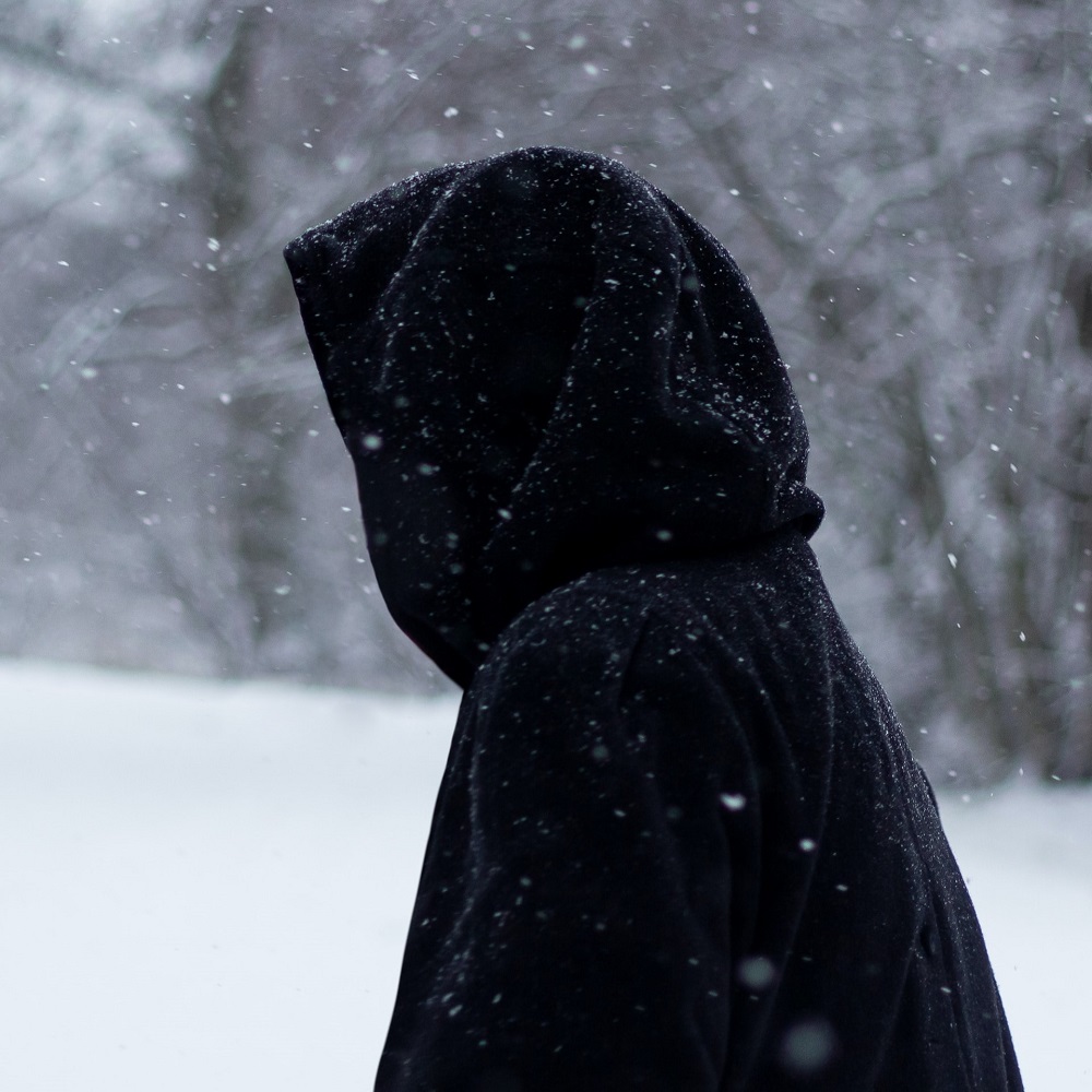 Hooded Woman in the Snow