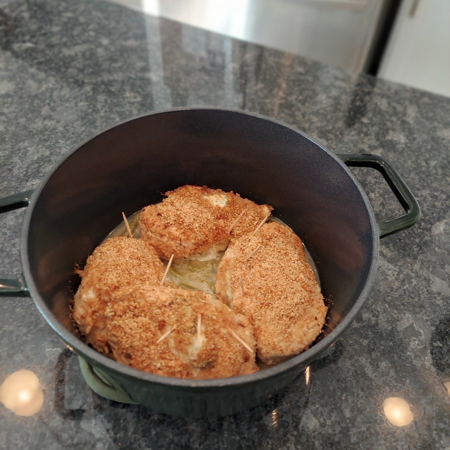 Stuffed Chicken in a Pot
