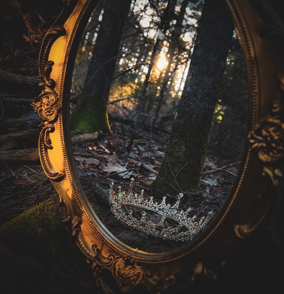 Crown reflected in a Mirror