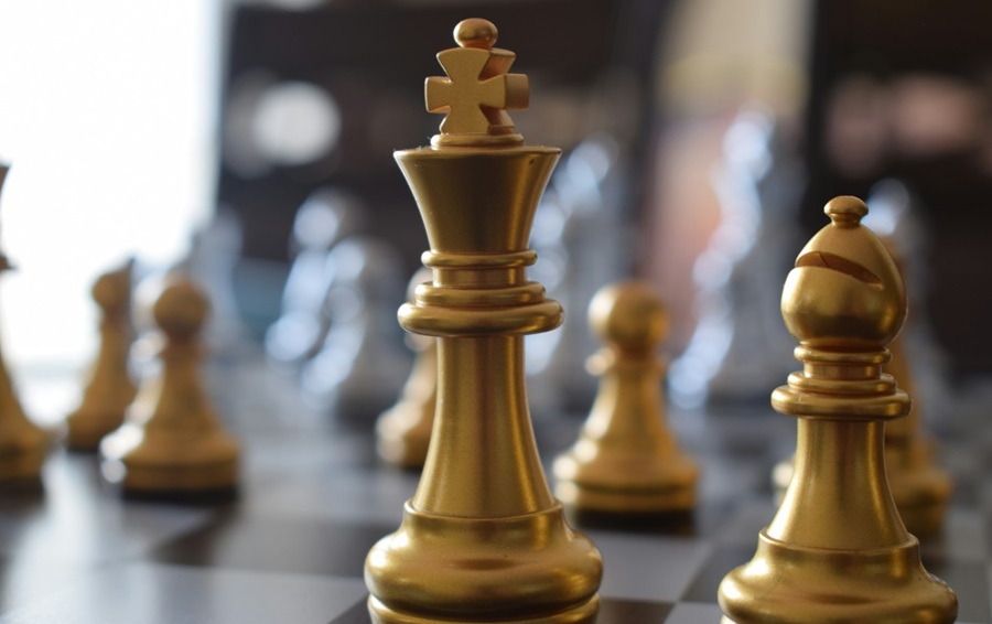 Golden King in a Chess Set