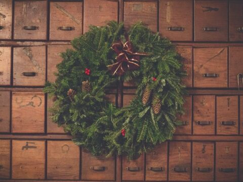 Vintage Christmas Wreath