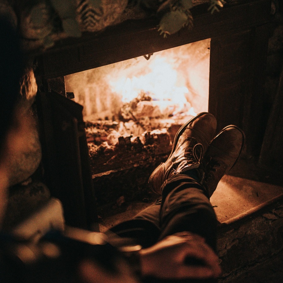 Boots Resting By the Fire