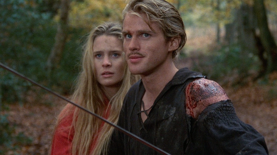 Buttercup and Westley in the Princess Bride